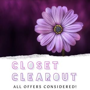 Considering YOUR Offers! Closet Clearout NOW!!